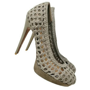 Badgley Mischka Marc & James Tan Suede Pumps Size 9M
